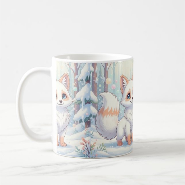 Mug Magie du matin dans la neige (Gauche)