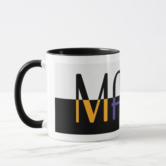 Mug Magie - Noir coloré (Gauche)