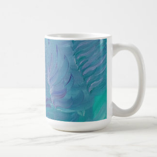Mug Magie sous-marine, art abstrait coloré unique