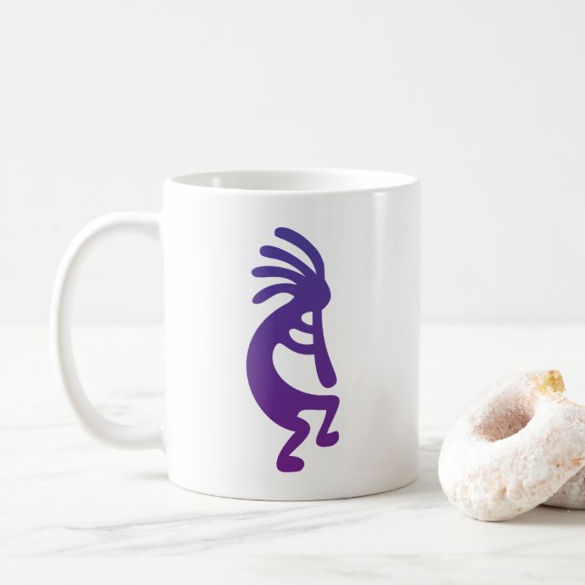 Mug Magie violette Kokopelli (Avec donut)