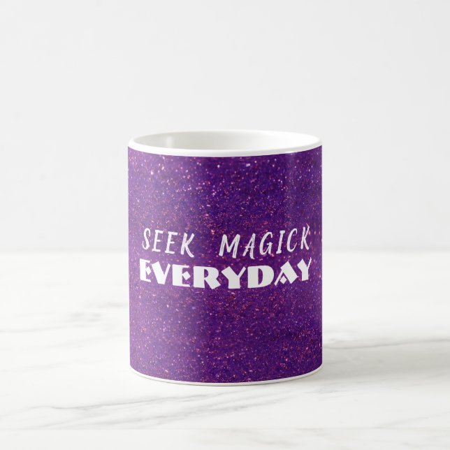 Mug Magique Parties scintillant violet Witchy Magique  (Centre)