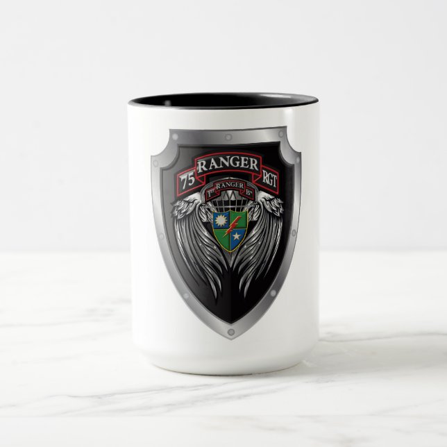 Mug Magnifique 1ère Bataille 75e Ranger Regimental Scr (Centre)