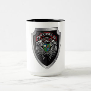 Mug Magnifique Bat STB 75th Ranger Regimental Scroll
