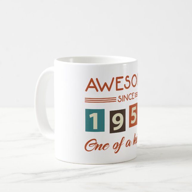 Mug Magnifique depuis 1951 Retro 70e anniversaire (Devant gauche)
