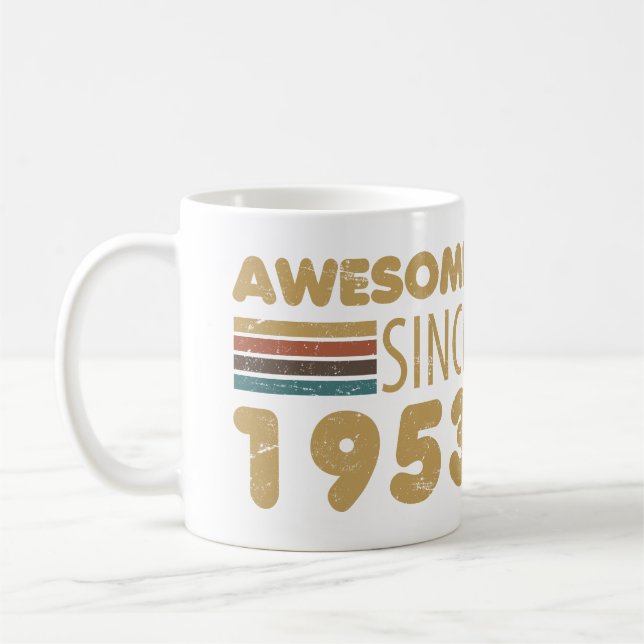 Mug Magnifique depuis 1953 70e anniversaire (Gauche)