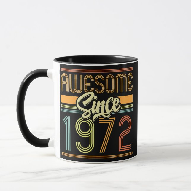 Mug Magnifique depuis 1972 50e anniversaire 50 ans (Gauche)