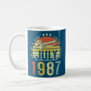 Mug Magnifique depuis juillet 1987 Vintage 35ème anniv