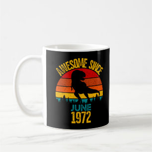 Mug Magnifique Depuis Juin 1972 T Rex Dinosaur