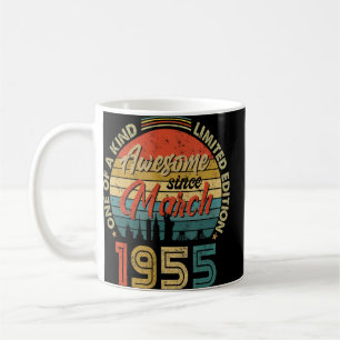 Mug Magnifique depuis mars 1955 Vintage 67ème annivers