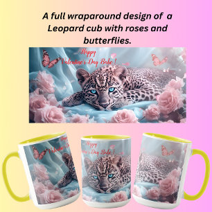 Mug Magnifique design léopard pour la Saint-Valentin