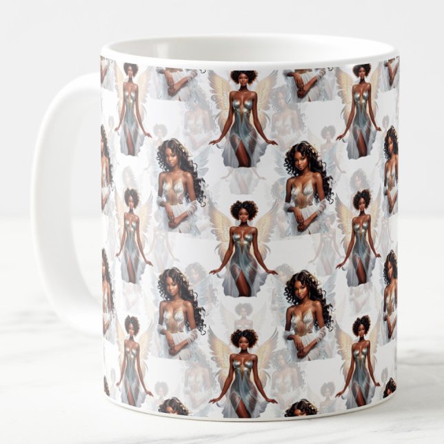 Mug Magnifique motif de conception d'anges de fille no (Créateur téléchargé)