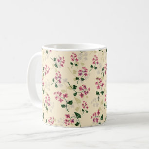 Mug Magnifique motif floral sans couture myosotis