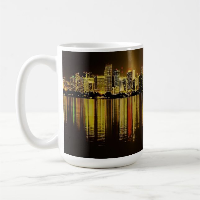 Mug Magnifique Panoramique Miami Skyline (Gauche)