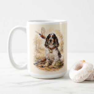 Mug Magnifique Setter avec Faisans , Art