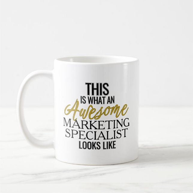 Mug Magnifique Spécialiste Marketing (Gauche)