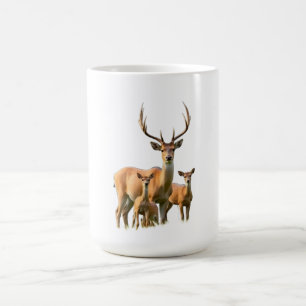 Mug Magnifique T-Shirt pour Femme Famille de Cerfs For