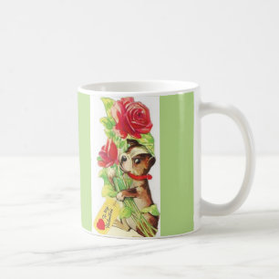 Mug Magnifique Vintage Valentine Boston Terrier Chiot