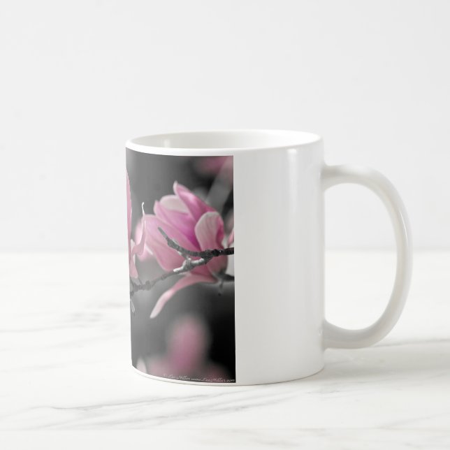 Mug Magnolia à assiette japonaise rose (Droite)