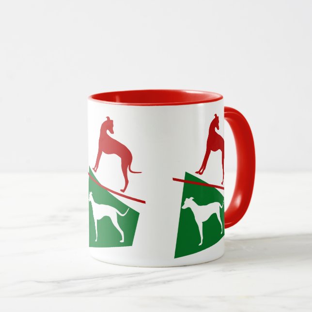 Mug Magyar Agar, lévrier hongrois (Devant droit)