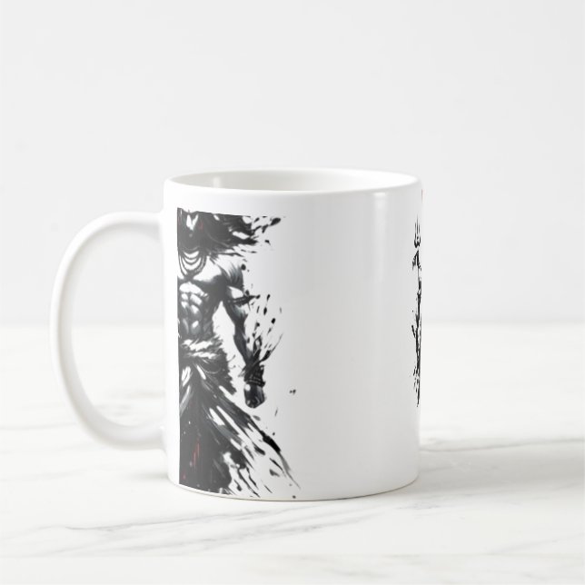 Mug Mahadev Né du Vide L'Axe Cramoisi Quand le Silence (Gauche)