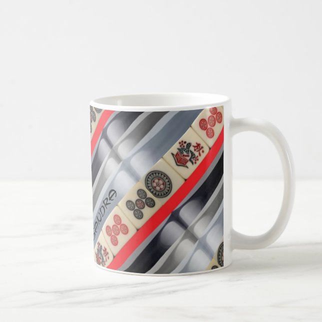 Mug Mahjong décoré d'un monogramme (Droite)