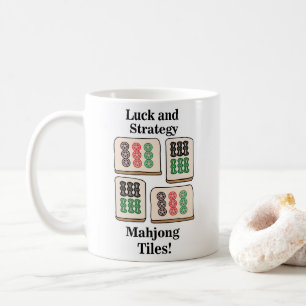 Mug Mahjong Tiles Luck Strategy Joueurs