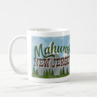 Mahwah New Jersey Fun Retro Snowy Mounts