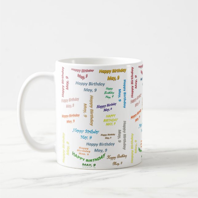 Mug Mai, 9 Anniversaire (Gauche)
