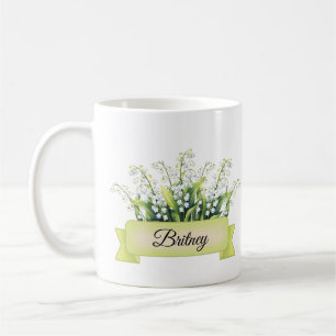 Mug Mai Fleur de naissance Lys personnalisées de la va