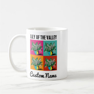 Mug Mai Mois de naissance Fleur Lys de la Vallée Color