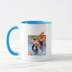 Mug Maillage d'un poisson par R.J. Cavaliere