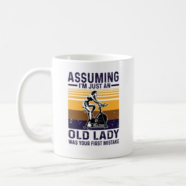 Mug Maillot Cyclisme Vintage (Gauche)