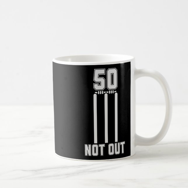 Mug Maillot de cricket 50 pas sorti 50 courses cricket (Droite)