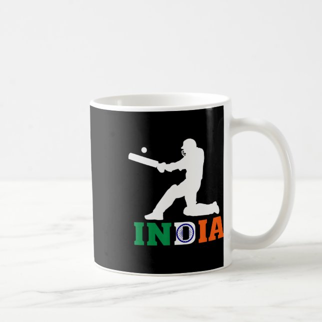 Mug Maillot de fan de cricket d'Inde 2025 Cricket indi (Droite)