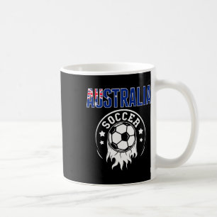 Mug Maillot de fans de football d'Australie Drapeau au