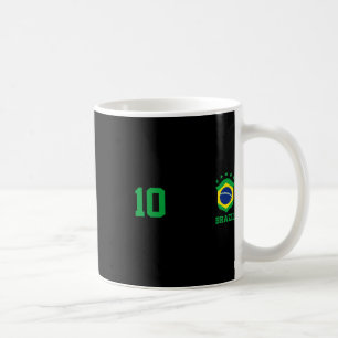 Mug Maillot de foot Chica Brésil Drapeau Fierté brésil