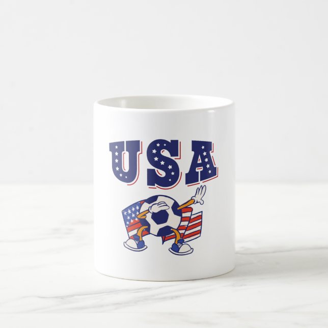 Mug Maillot de footballeur américain drapeau américain (Centre)