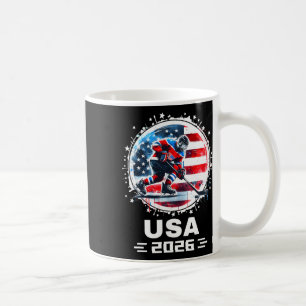 Mug Maillot de hockey Usa 2026 pour hommes femmes enfa