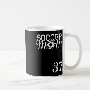 Mug Maillot de maman de foot Numéro 37 Joueur préféré