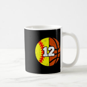 Mug Maillot numéro 12 Softll Sketll Funny 12e annivers
