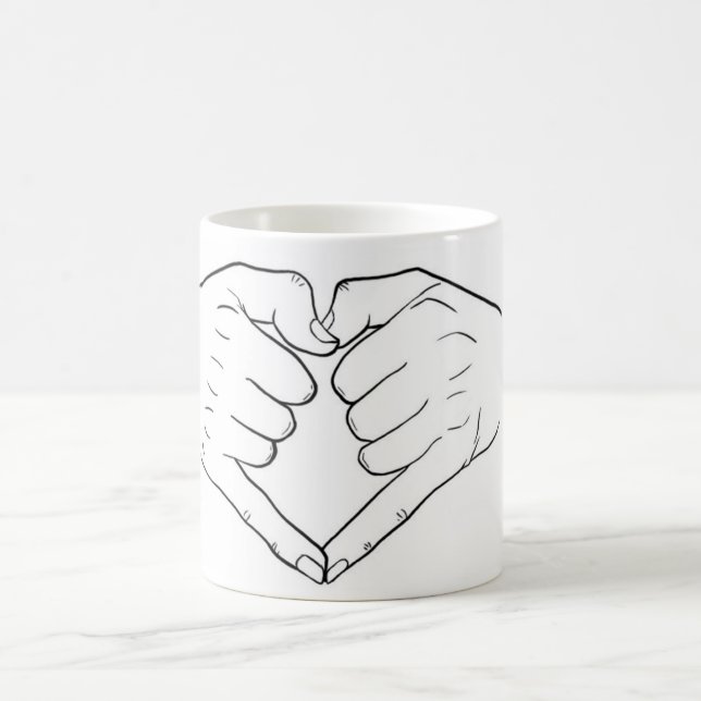 Mug main cœur (Centre)