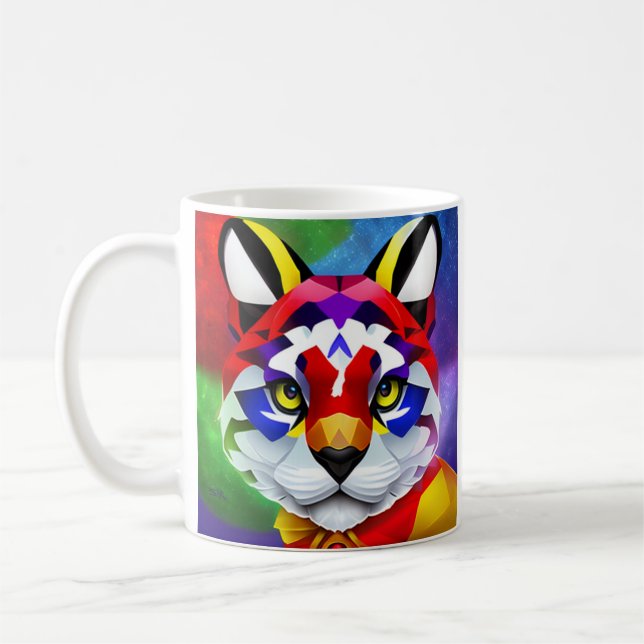 Mug main droite blanche du chat d'Alexandre (Gauche)