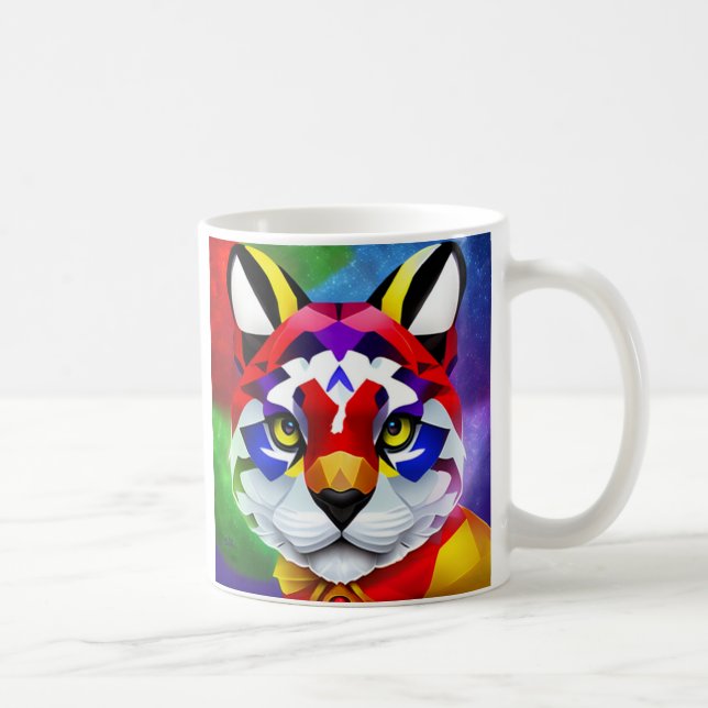 Mug main gauche blanche du chat d'Alexandre (Droite)