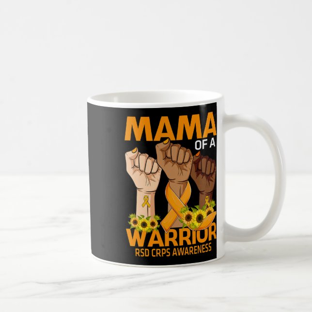 Mug Main Mama D'Un Guerrier Rsd Crps Sensibilisation S (Droite)