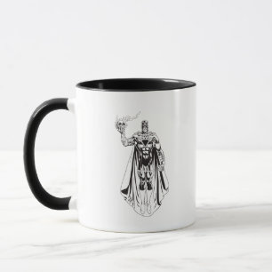 Mug Main noire avec le crâne 3