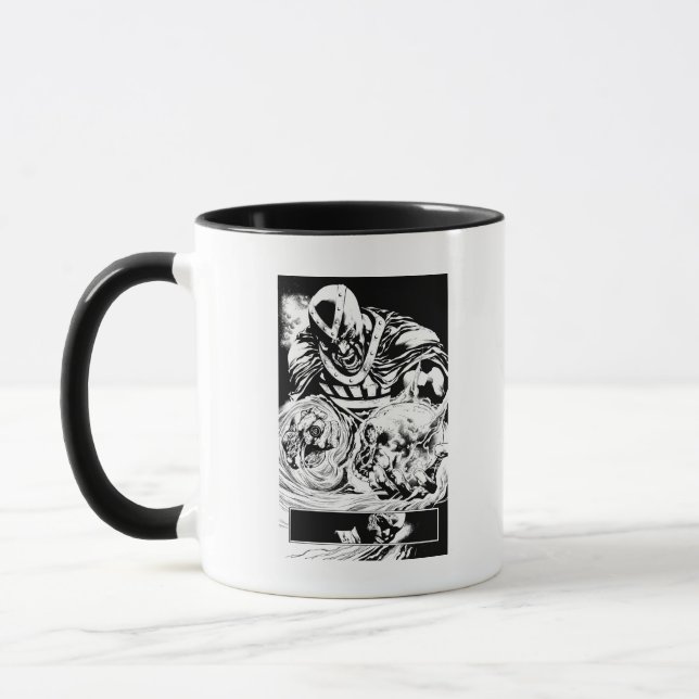 Mug Main noire avec panneau crâne 2 (Gauche)