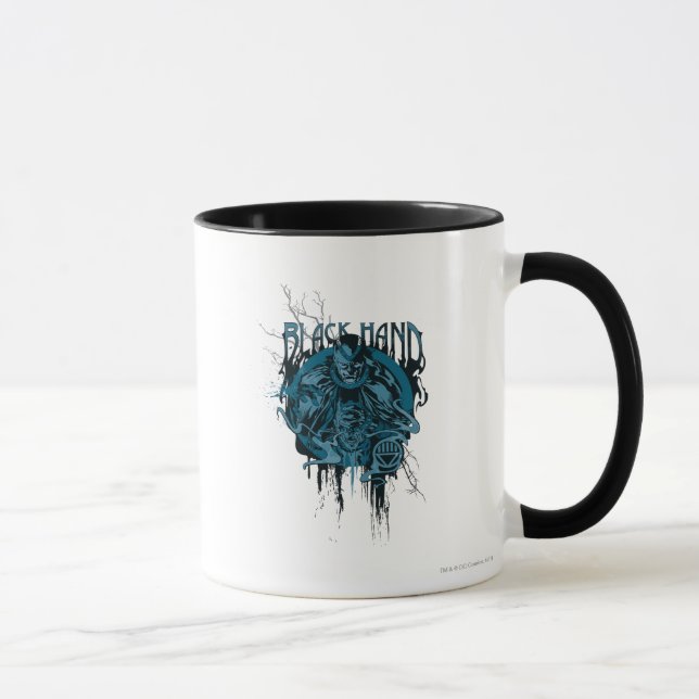 Mug Main noire - Collage graphique (Droite)