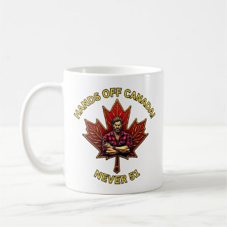 Mug Main Off Canada, Jamais 51, sériole de la feuille 