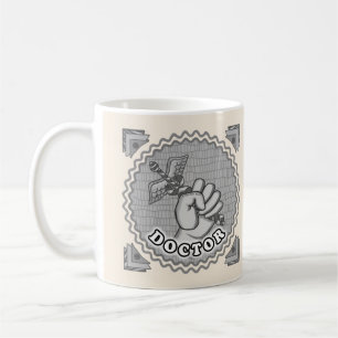 Mug Main tenant caducée médecin