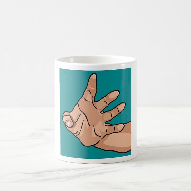 Mug Main tendue en perspective (Créateur téléchargé)